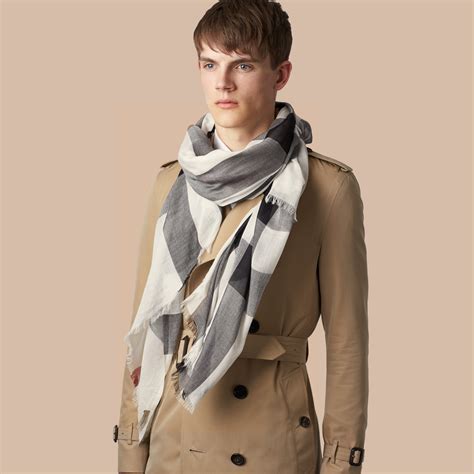 burberry check modal cashmere and silk scarf|burberry scarf 50 cashmere wool.